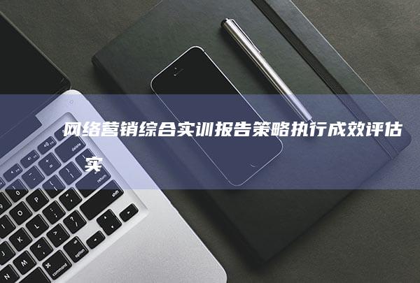 网络营销综合实训报告：策略执行、成效评估及实训总结